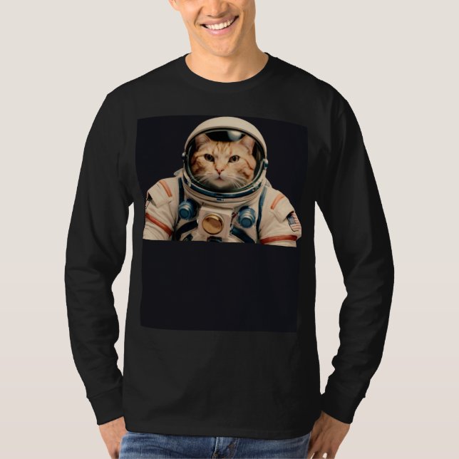 camisa de gato espacial (Frente)
