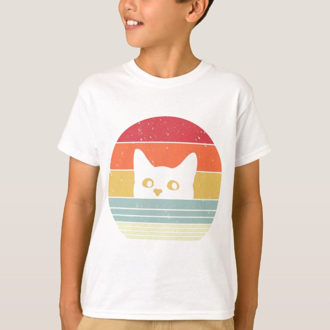 Camisa De Gato. Estilo Retro  (Frente)