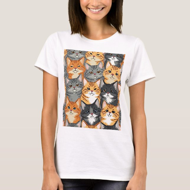 camisa de gato giro (Frente)