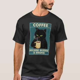 Camisa de Gato Preto Porque Assassinato é Errado C