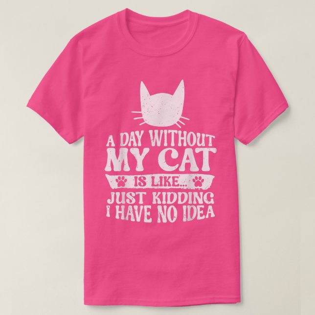 Camisa De Gato, Proprietário De Gato, Presente De  (Frente do Design)