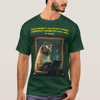 Camisa de geek de gato Schrödingers
