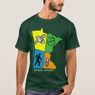 Camisa de Geocache Minnesota 4-Colors