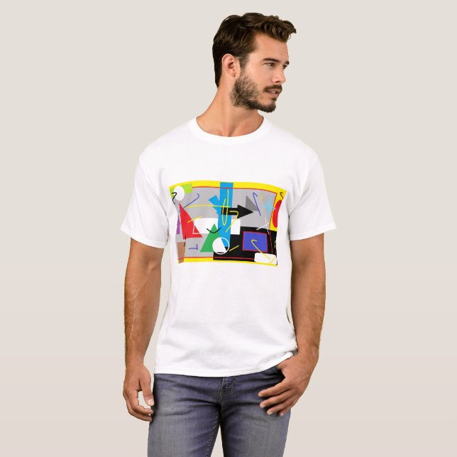 Camisa de Geometria Louca (Frente Completa)