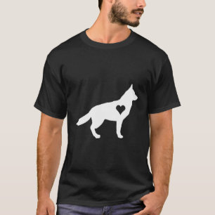 Camisa De german shepherd Longa Para Homens -