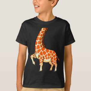 Camisa de Girafa Adulto Homens Mulheres Crianças F