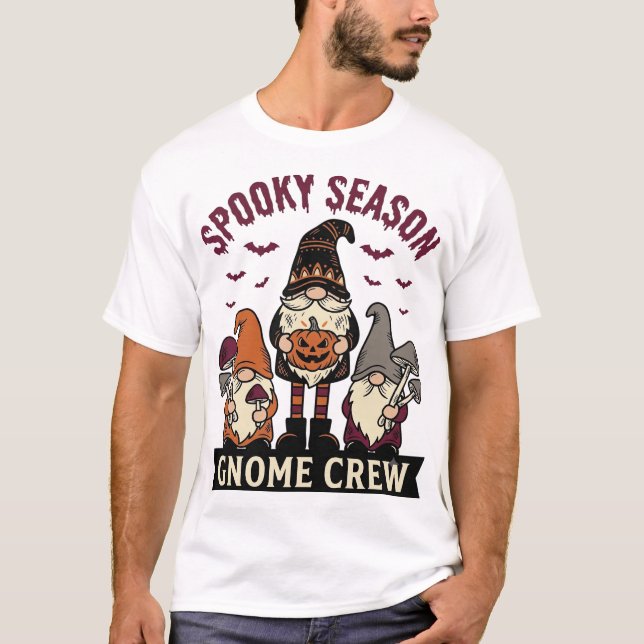 Camisa de Gnome de Halloween Equipe de Gnome Assus (Frente)