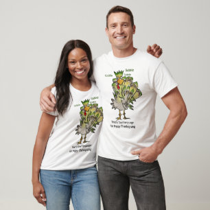 Camisa De Gobble Da Turquia Verde