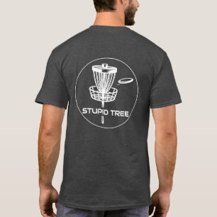 Camisa de Golfe de Disco Estúpido em Árvore