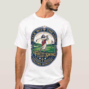 Camisa de golfe de Jesus Design baseado na fé_1