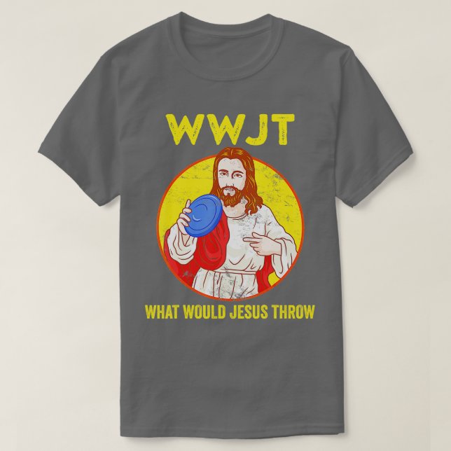 Camisa De Golfe Disco O Que Jesus Jogaria Gol Fris (Frente do Design)