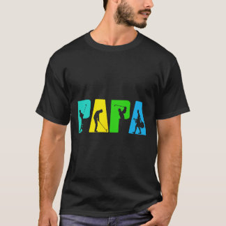 Camisa De Golfe Do Papa Golfer. Presentes De Golfe