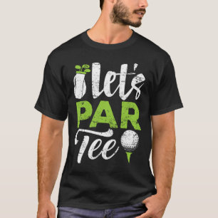 Camisa de golfe Let's Par Tee Golf Golfer Equipe M
