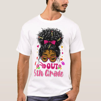 Camisa De Graduação 5 Para Meninas Negras 5 Gra