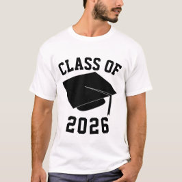 Camisa De Graduação "Classe De" Do Ano Personalizá