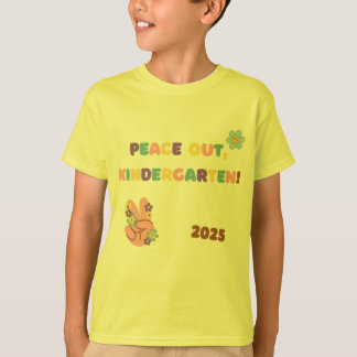 Camisa de Graduação do Peace Out Kindergarten - 20