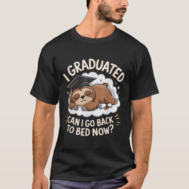 Camisa De Graduação Engraçada - Eu Me Formei. (Frente)