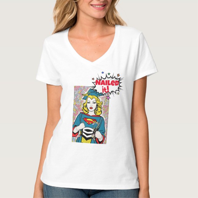 Camisa de Gradução 'Consegui' - Tema de Cômico Per (Frente)
