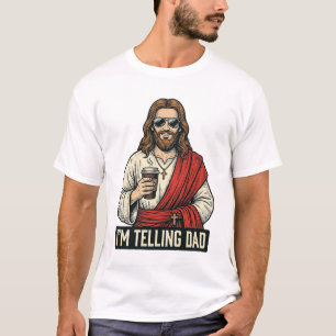Camisa de gravura vintage do café do Santo Padre e