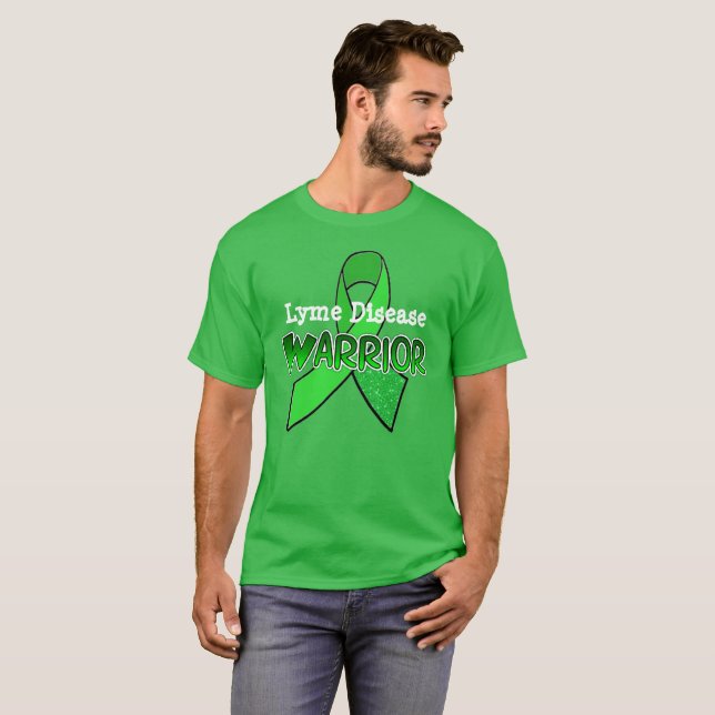 Camisa de Guerreiro da Doença de Lyme (Frente Completa)