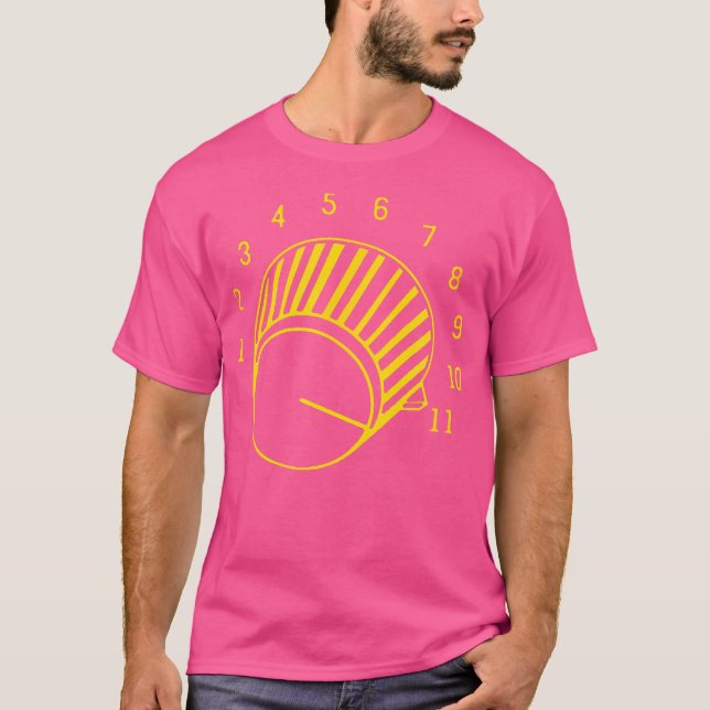 Camisa de Guitarra Volume Até 11 (Frente)