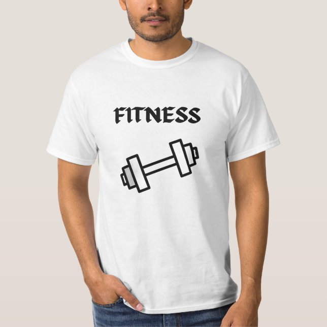 Camisa De Gym, Roupa De Workout, Presente De Malha (Frente)