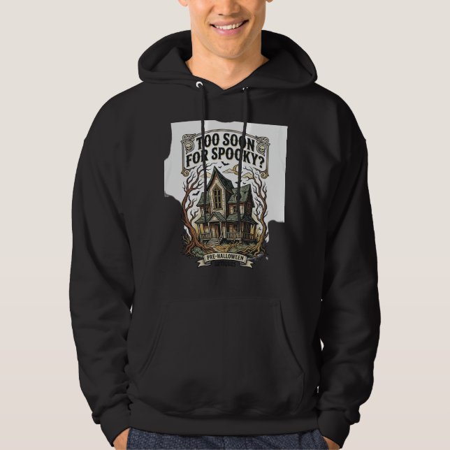 Camisa de Halloween Antiga Roupa de Casa Assombrad (Frente)