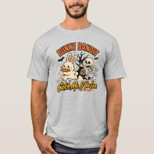 Camisa de Halloween Bunny Bandit | Esqueleto Perse