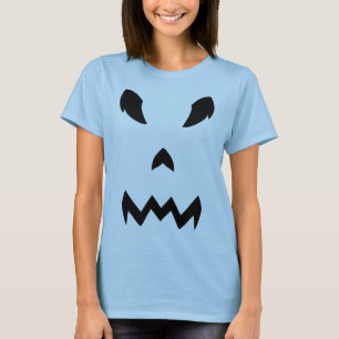 Camisa De Halloween Com Cara De Abóbora