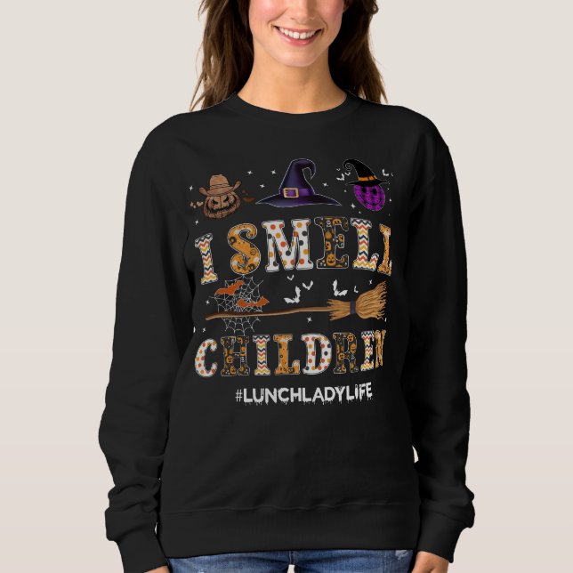 Camisa de Halloween da Senhora do Almoço 'Eu Sinto (Frente)