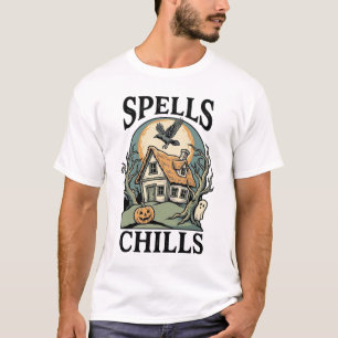 Camisa de Halloween de Cabana Assombrada para a Te