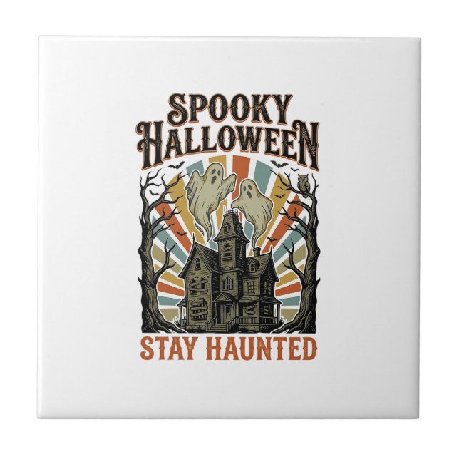 Camisa de Halloween de Casa Assombrada com Fantasm (Frente)