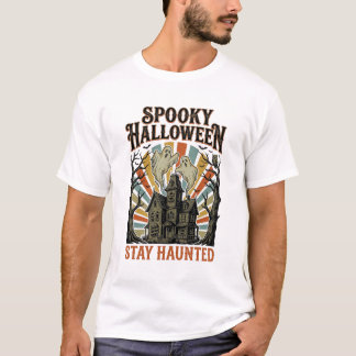 Camisa de Halloween de Casa Assombrada com Fantasm