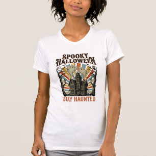 Camisa de Halloween de Casa Assombrada com Fantasm