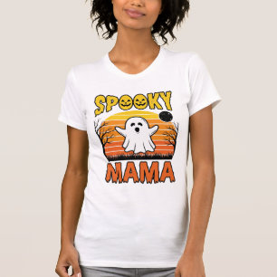 Camisa de Halloween de Fantasma Vintage Spooky Mam