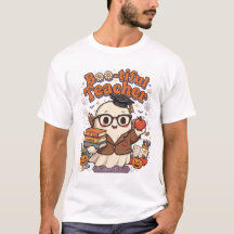 Camisa de Halloween de Professora Boo-tiful Ensina