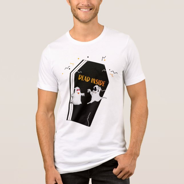 Camisa de Halloween "Dentro Morto" - Teto de Coffi (Frente)