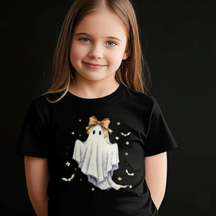 Camisa de Halloween Fantasma de Renda Fofa - Roupa