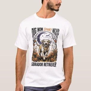 Camisa de Halloween Labrador Vintage Gráfica de Mã