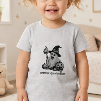 Camisa de Halloween para Criança, Presente da Vovó
