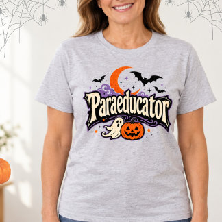 Camisa de Halloween para Paraeducador, Spooky Para