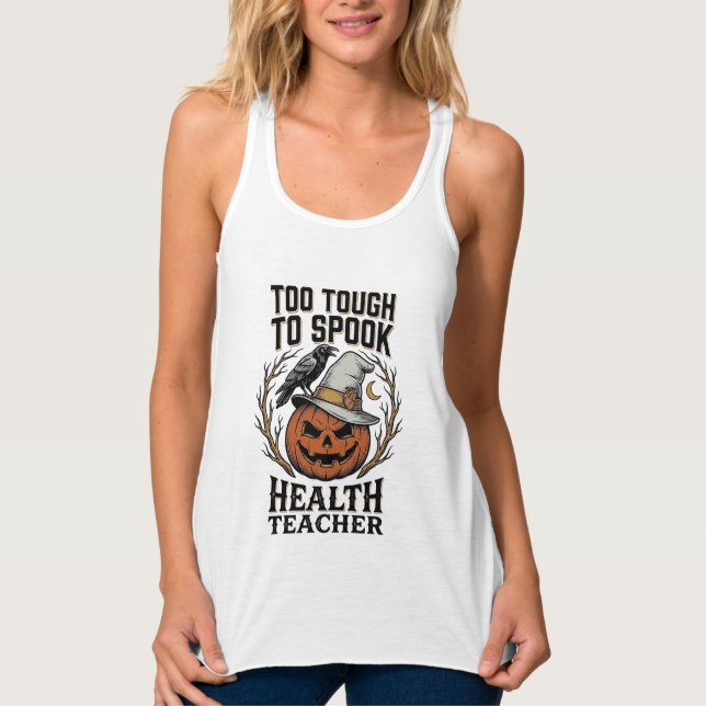 Camisa de Halloween para Professor de Saúde Pu Gra (Frente)