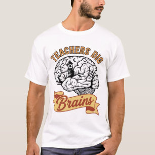 Camisa de Halloween para Professor Punção de Céreb