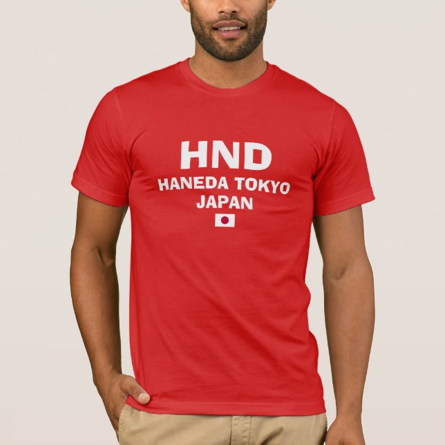 Camisa de Haneda HND Tokyo (Frente)
