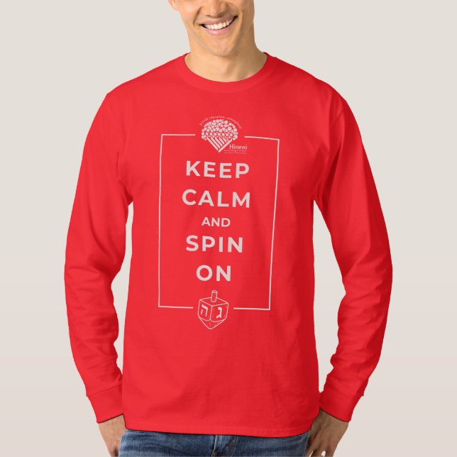 Camisa de Hanukkah de manga longa para adultos - " (Frente)