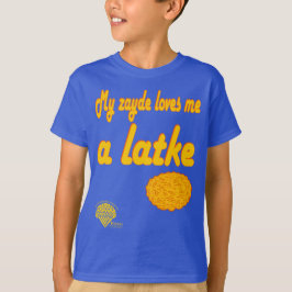 Camisa de Hanukkah para Crianças - "Meu zayde me a