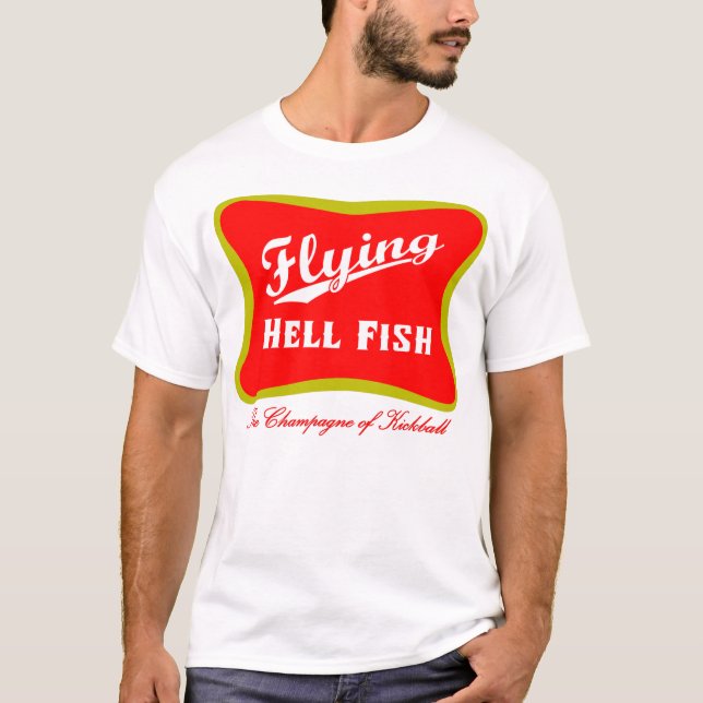 Camisa de Hellfish Champagne do vôo (Frente)