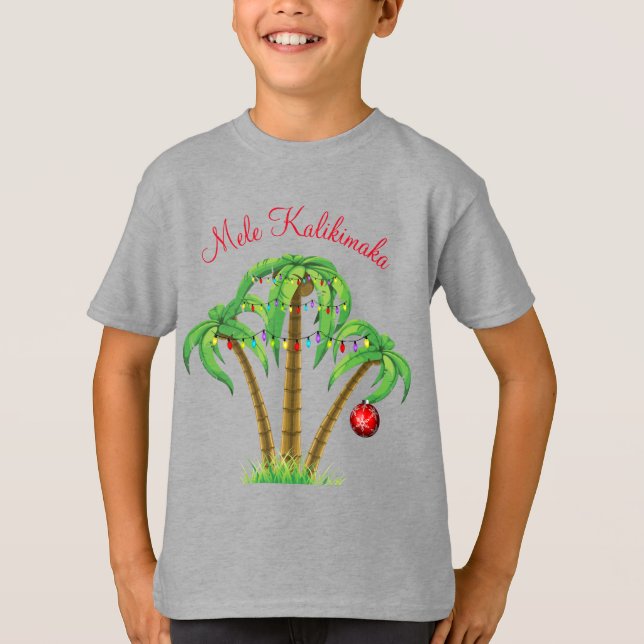 Camisa de Holiday Kid Mele Kalikimaka (Frente)