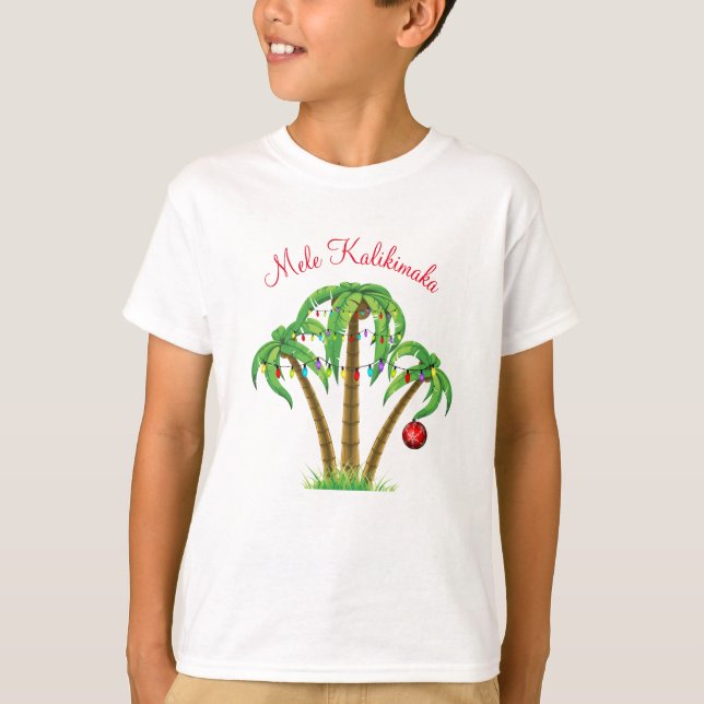Camisa de Holiday Kid Mele Kalikimaka (Frente)