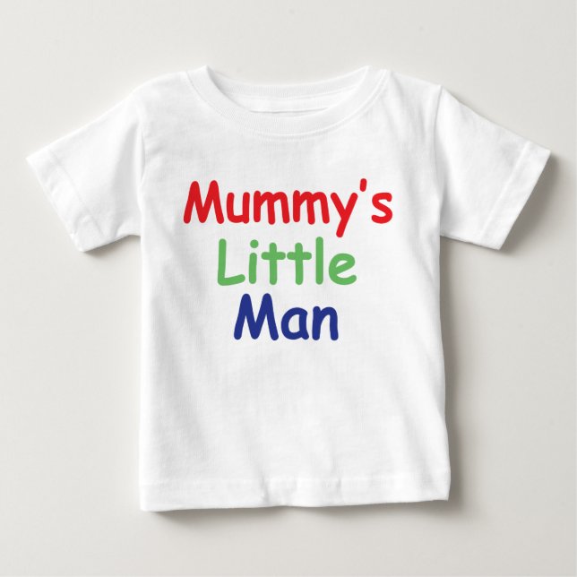 Camisa de homem pequeno da mamãe (Frente)
